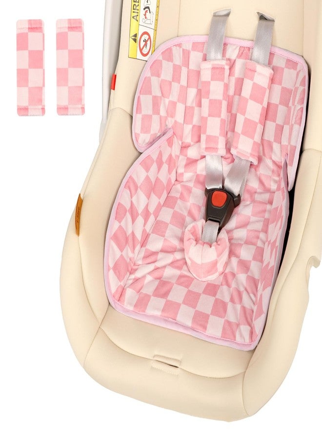 DAYEEBALL Piddle Pads Carseat, Soft and Warm Car Seat Protector, Toddler Car Seat Protector for Potty Training, Washable Carseat Potty Training Cover, Waterproof Baby Piddle Pad Car Seat Liner, Pink - Image 1